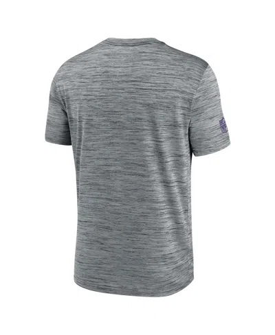 Nike Men's Gray Chicago Bears Sideline Velocity Performance T-shirt In Gray
