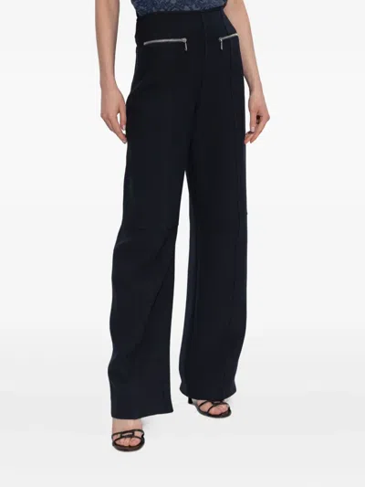Etro Pleated Front Casual Pants In Blue