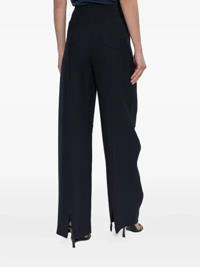 Etro Pleated Front Casual Pants In Blue