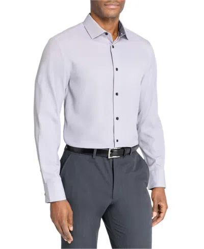 Construct Men's Slim-fit Performance Dress Shirt In Gray