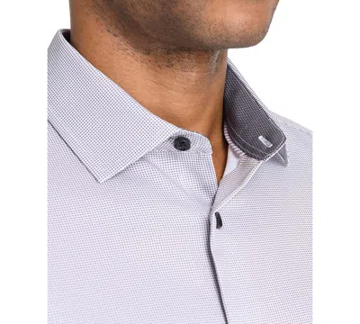 Construct Men's Slim-fit Performance Dress Shirt In Gray