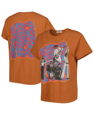 Daydreamer Women's Orange The Who Tour T-shirt In Brown