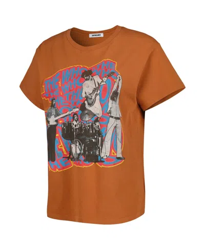 Daydreamer Women's Orange The Who Tour T-shirt In Brown