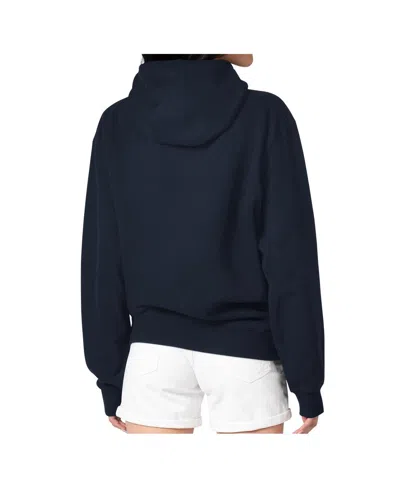G-iii 4her By Carl Banks Women'sâ Navy Boston Red Sox Round Team Pullover Hoodie In Blue