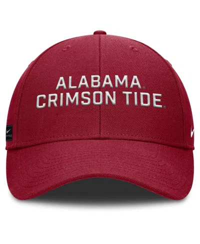 Nike Men's Crimson Alabama Crimson Tide Rise Practice Adjustable Hat In Red
