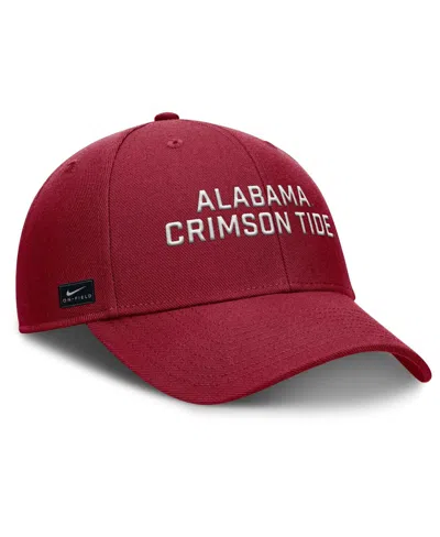 Nike Men's Crimson Alabama Crimson Tide Rise Practice Adjustable Hat In Red