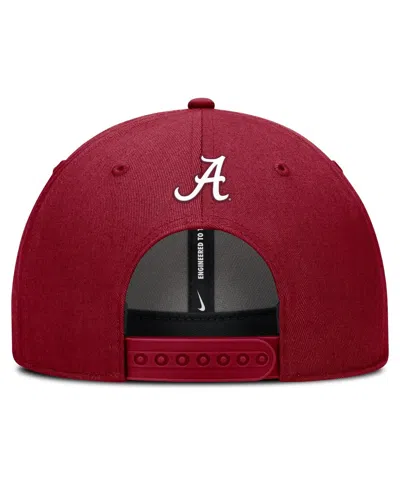 Nike Men's Crimson Alabama Crimson Tide Rise Practice Adjustable Hat In Red