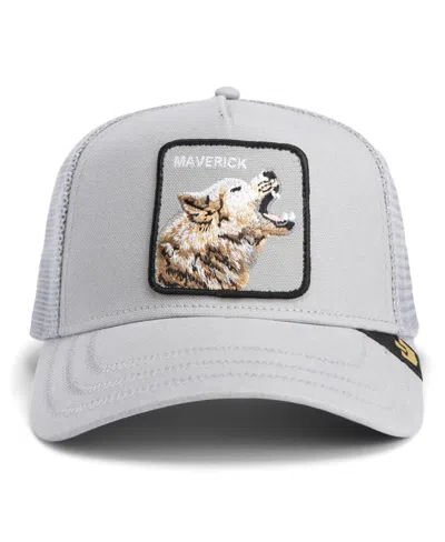 Goorin Bros Men's Gray Howling In Harmony Adjustable Trucker Hat