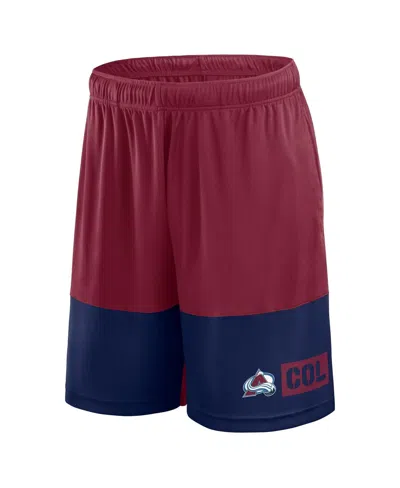 Logo Athletic Men's Burgundy Colorado Avalanche Best Of The Best Shorts