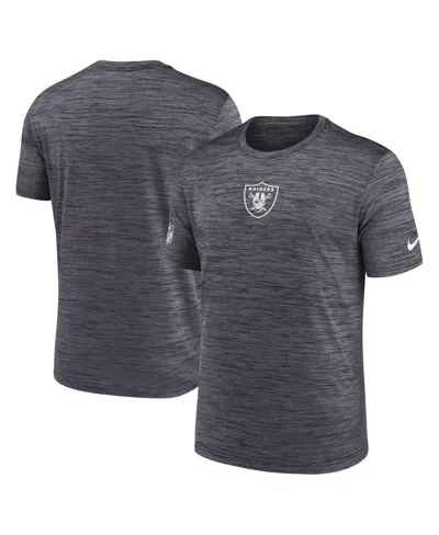 Nike Las Vegas Raiders Sideline Team Issue Velocity  Men's Dri-fit Nfl T-shirt In Black