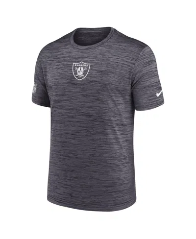 Nike Las Vegas Raiders Sideline Team Issue Velocity  Men's Dri-fit Nfl T-shirt In Black