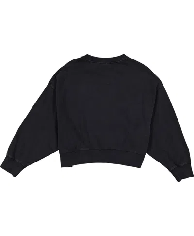 New Era Women's Black Chicago White Sox 2025 City Connect Cropped Enzyme Wash Pullover Sweatshirt In Black