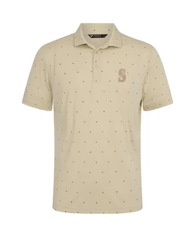 Levelwear Cream Seattle Mariners Vision Polo In Neutral