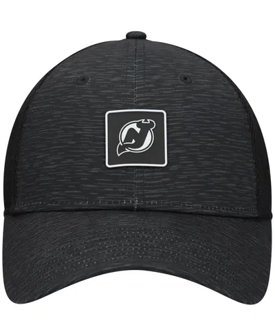 Fanatics Women's Black New Jersey Devils Authentic Pro Adjustable Trucker Hat