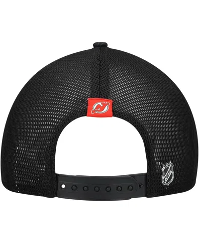 Fanatics Women's Black New Jersey Devils Authentic Pro Adjustable Trucker Hat