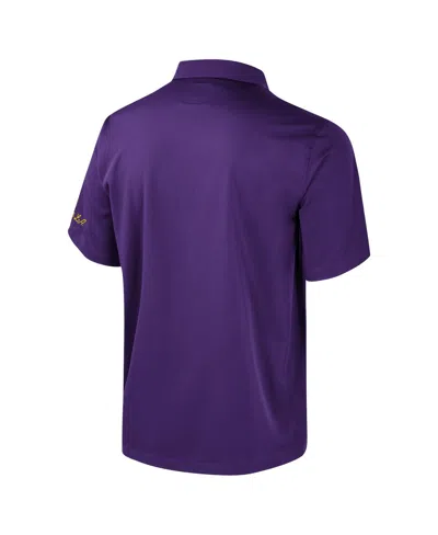 Colosseum Purple Lsu Tigers Strike Bowling Button-up Shirt