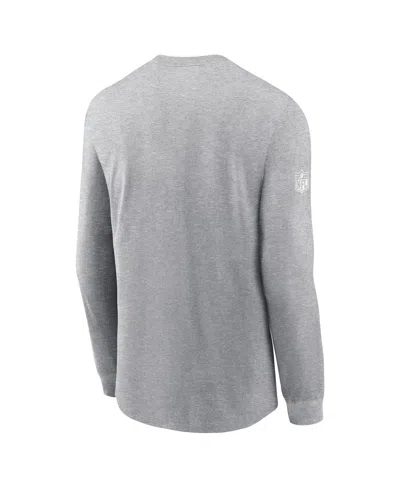 Nike Men's Gray Arizona Cardinals Sideline Performance Long Sleeve T-shirt In Gray