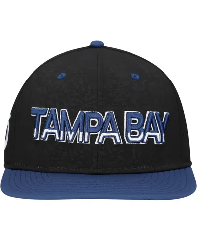Fanatics Men's Black Tampa Bay Lightning Alternate Logo Snapback Hat