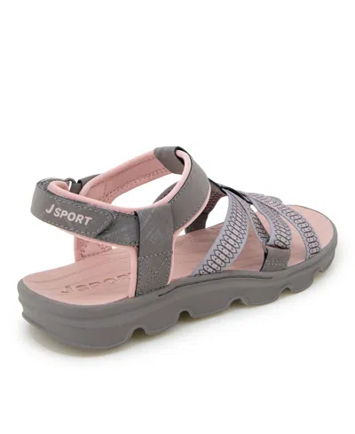 Jbu Women's Kaia Casual Flat Sandals In Multi
