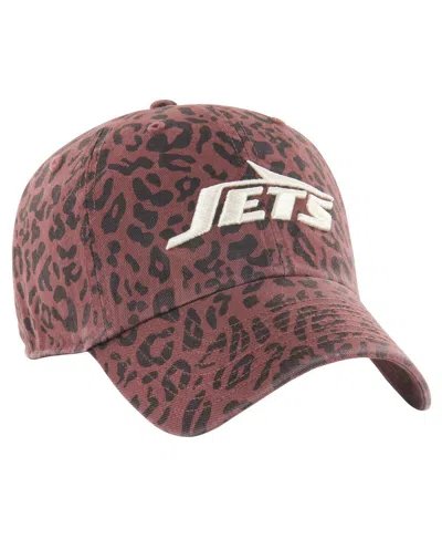 47 Brand Women's Brown New York Jets Tawny Clean Up Adjustable Hat