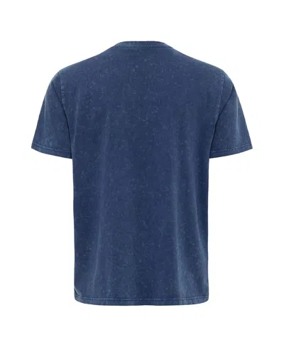 Sportiqe Men's And Women's Blue Minnesota Timberwolves Distressed Rock Roll Collection Angus Premium Mineral 