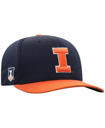 Top Of The World Men's Navy Illinois Fighting Illini Reflex Two-tone Flex Hat