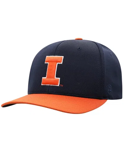 Top Of The World Men's Navy Illinois Fighting Illini Reflex Two-tone Flex Hat
