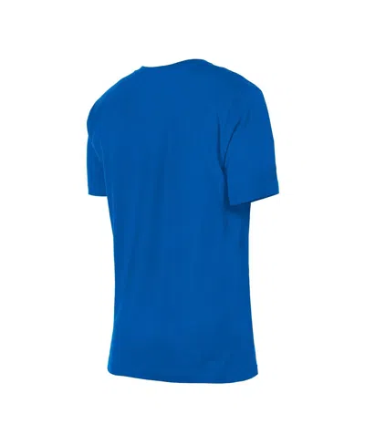 New Era Women's Blue New York Knicks Glam Game Flower T-shirt In Blue