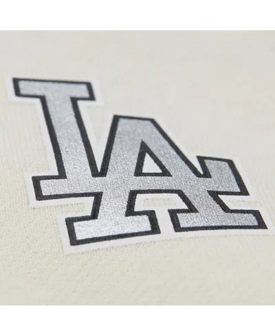 Mitchell & Ness Women's Gray/black Los Angeles Dodgers Cooperstown Collection Blocked Fleece Pullover Sweatshirt In Multi