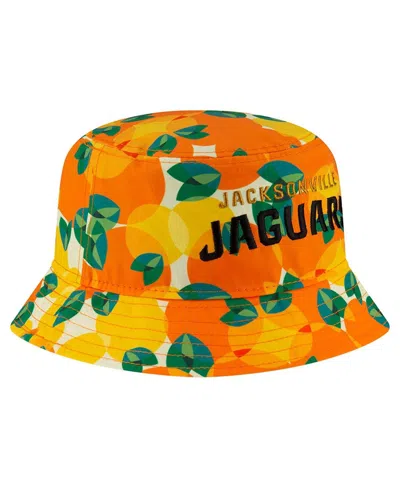 New Era Men's Orange Jacksonville Jaguars Citrus Bucket Hat