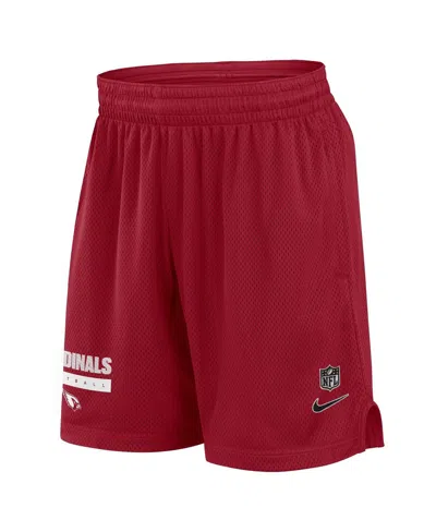 Nike Men's Cardinal Arizona Cardinals 2024 Sideline Performance Mesh Shorts In Red