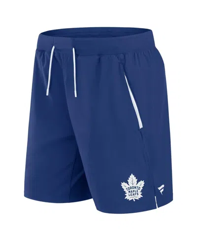 Fanatics Men's Blue Toronto Maple Leaf's Authentic Pro Rink Performance Shorts In Blue