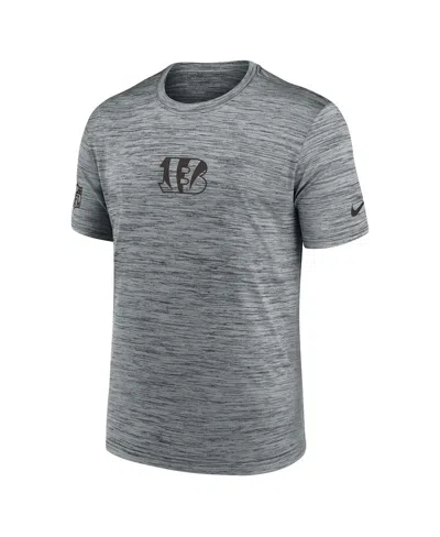 Nike Men's Gray Cincinnati Bengals Sideline Velocity Performance T-shirt In Gray
