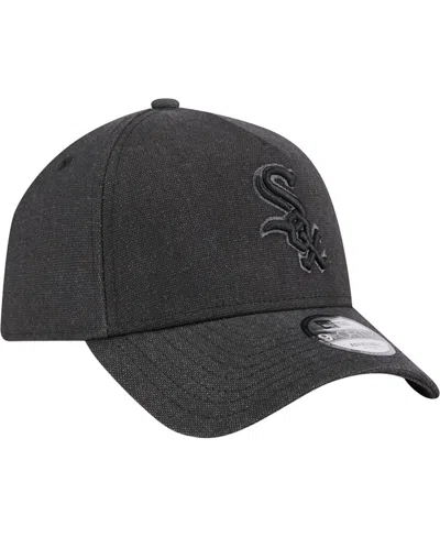 New Era Men's Charcoal Chicago White Sox Logo Essentials 9forty A-frame Adjustable Hat