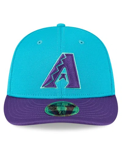 New Era Men's Teal/purple Arizona Diamondbacks 2025 City Connect Low Profile 59fifty Fitted Hat