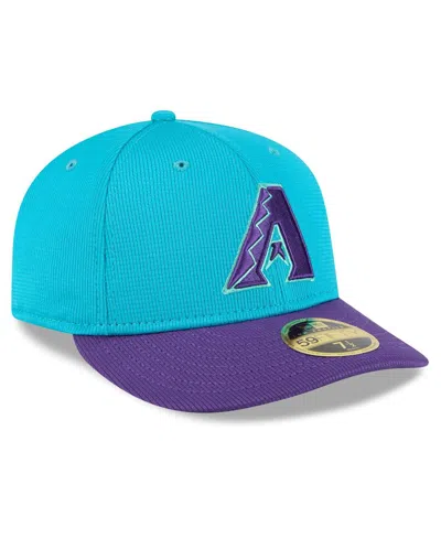 New Era Men's Teal/purple Arizona Diamondbacks 2025 City Connect Low Profile 59fifty Fitted Hat