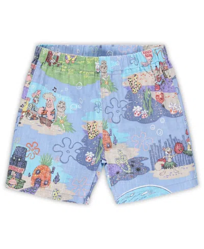 Reyn Spooner Toddler Blue Spongebob Squarepants Cabana Set In Blue
