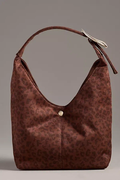 By Anthropologie The Love Knot Slouchy Bag: Mini Buckle Printed Edition