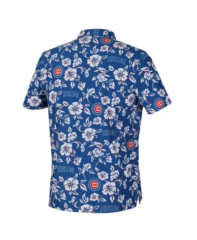 Reyn Spooner Men's Blue Chicago Cubs Pua Performance Polo Shirt In Blue