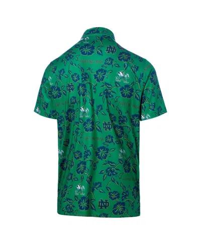 Reyn Spooner Men's Green Notre Dame Fighting Irish Performance Polo Shirt In Green