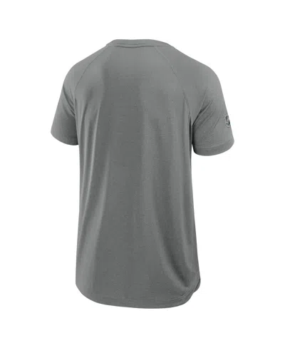 Fanatics Men's Heather Gray Minnesota Wild 2025 Stanley Cup Playoffs Authentic Pro Rink Performance T-shirt In Gray