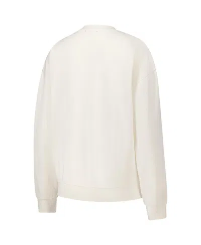 Mitchell & Ness Women's Cream Chicago Blackhawks Logo 3.0 Pullover Sweatshirt In White
