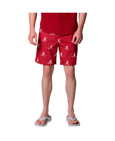 Columbia Men's Alabama Crimson Tide Backcast Printed Short In Red