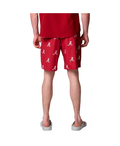 Columbia Men's Alabama Crimson Tide Backcast Printed Short In Red