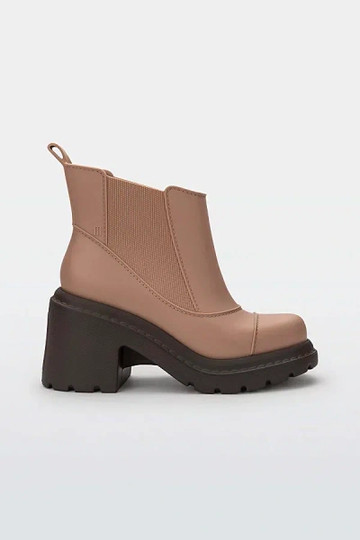 Melissa Courtney Heeled Chunky Boot In Brown, Women's At Urban Outfitters In Neutral