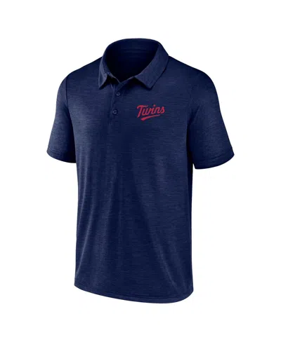 Fanatics Men's Navy Minnesota Twins Unstoppable Polo Shirt In Blue