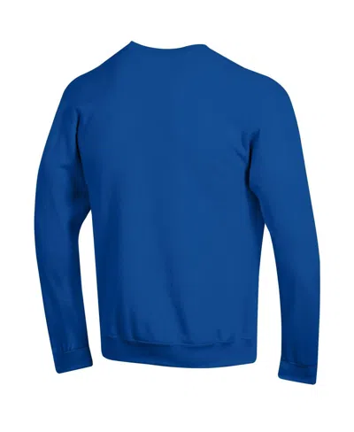 Champion Men's Royal Duke Blue Devils Basic Arch Fleece Pullover Sweatshirt In Blue