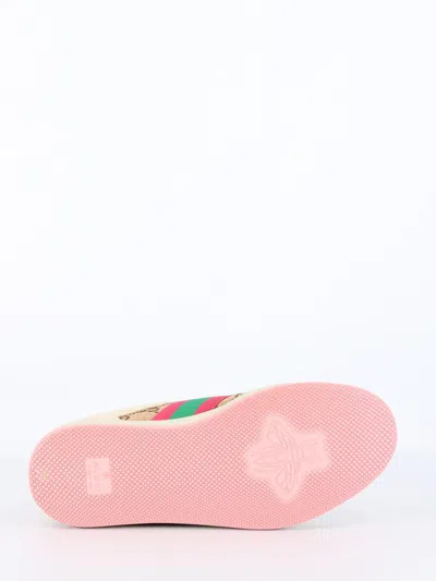 Gucci Screener Sneakers With Web Motif In Multi