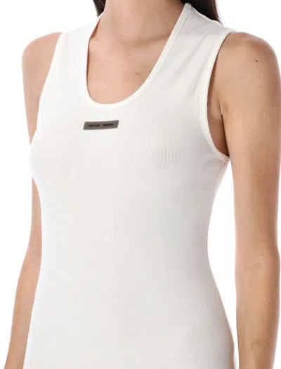 Fear Of God Essential Rib Tank Dress In White
