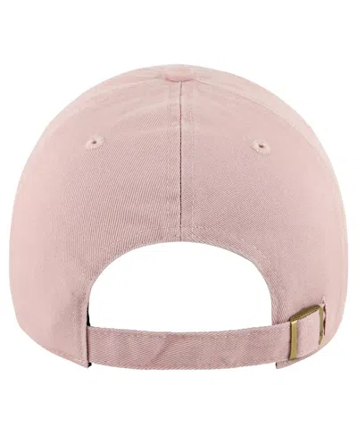 47 Brand Women's Pink Cleveland Browns Ballpark Cheer Dusty Rose Clean Up Adjustable Hat